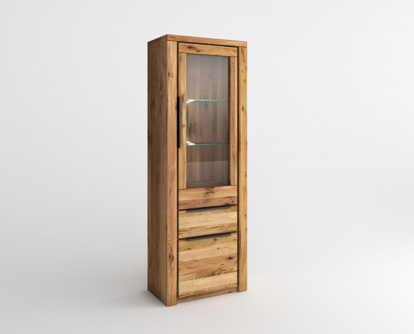 Vitrine self JOOST in braun aus Eiche