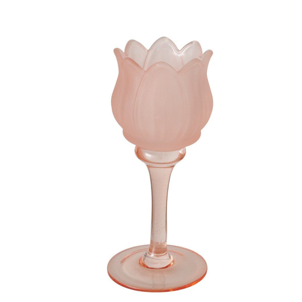 Teelichthalter TULLY rosa