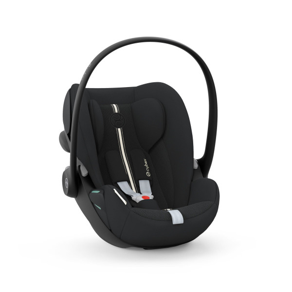 Babyschale CLOUD G i-Size in schwarz aus Materialmix