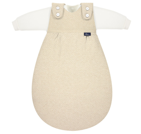 Schlafsack Baby-MÄXCHEN in beige aus Stoff