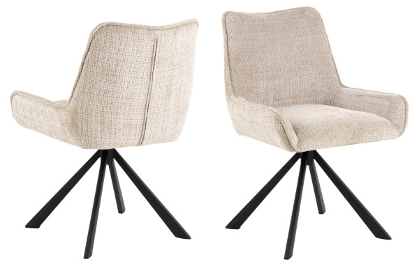 Polsterstuhl EDDIE in beige