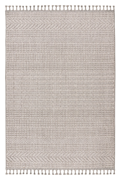 Teppich LUXOR silber in silberfarben aus Polypropylen