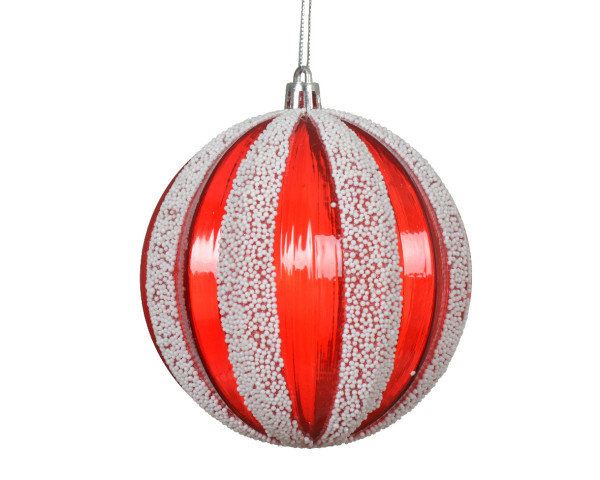 Weihnachtskugel CANDY in mehrfarbig aus Kunststoff