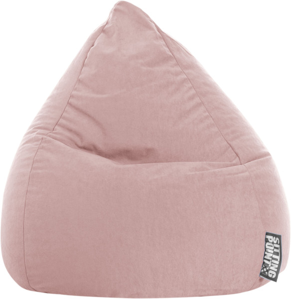 Sitzsack EASY L in  altrose aus Polyester