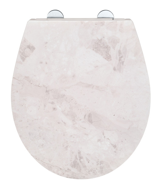 WC-Sitz WHITE MARBLE in mehrfarbig aus Materialmix
