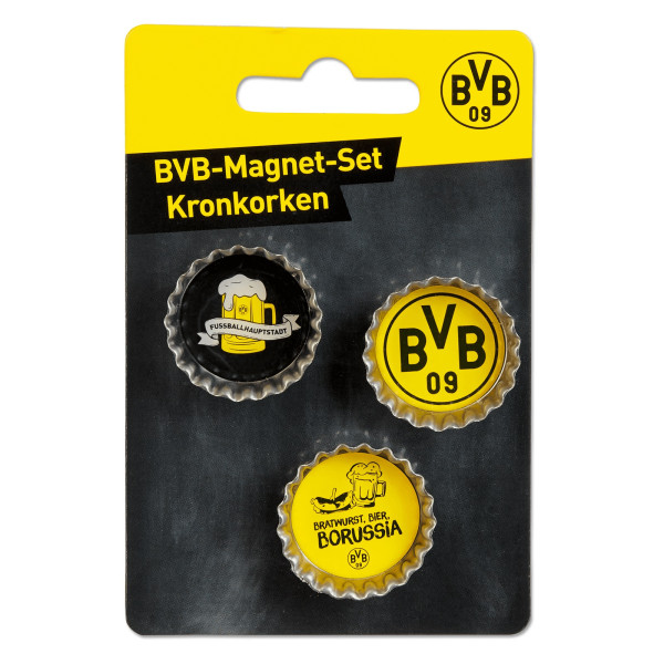 Magnet-Set BVB KRONKORKEN in mehrfarbig aus Materialmix
