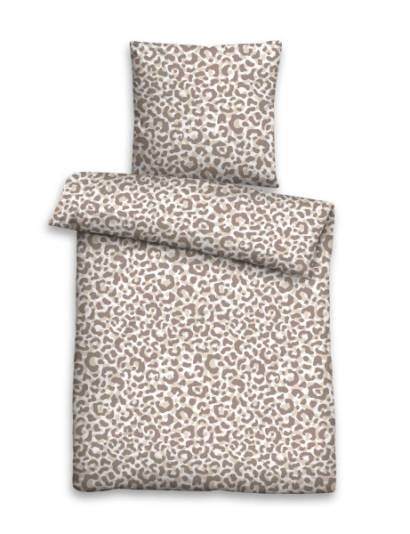 Bettwäsche SEERSUCKER taupe