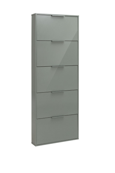 Schuhkipper FLOW in Salbei aus Hochglanz