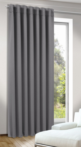 Schlaufenschal BLACKOUT grau