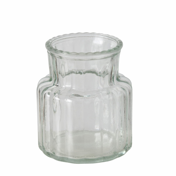 Vase TILLA klar in transparent aus Glas
