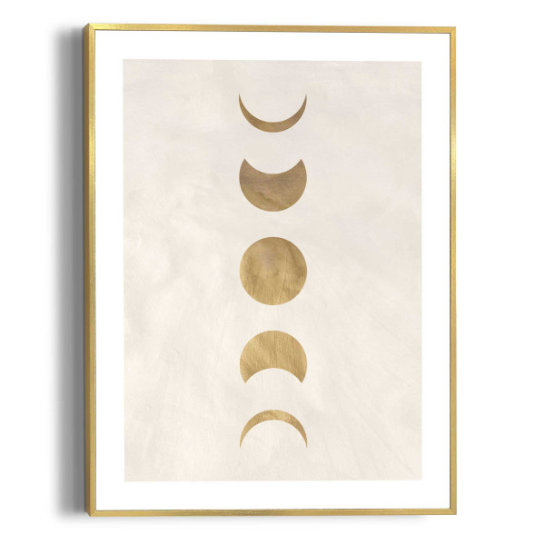 Bild MOONPHASES in mehrfarbig aus Materialmix