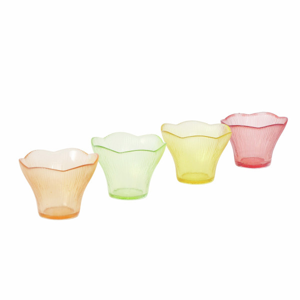 Schale FIORINA in mehrfarbig aus Glas