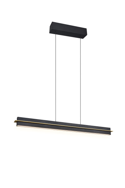 Pendelleuchte LED EMERSON in schwarz aus Metall