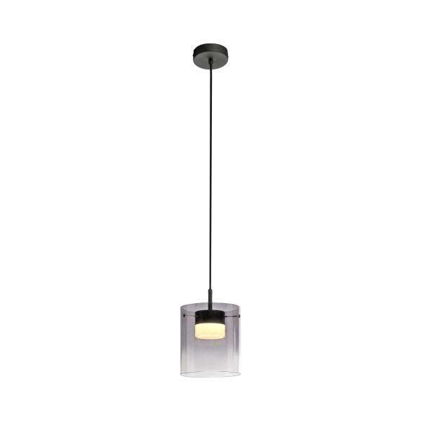 Pendelleuchte ELIO LED in schwarz aus Glas