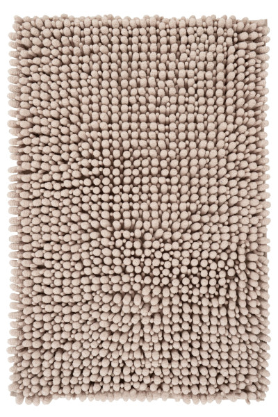 Badematte FLUFFY taupe in taupe aus Polyester