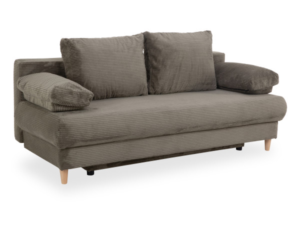 Verwandlungssofa NAOKI in OLIVE aus Stoff