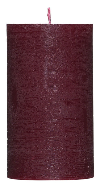 Kerze RUSTIK bordeaux