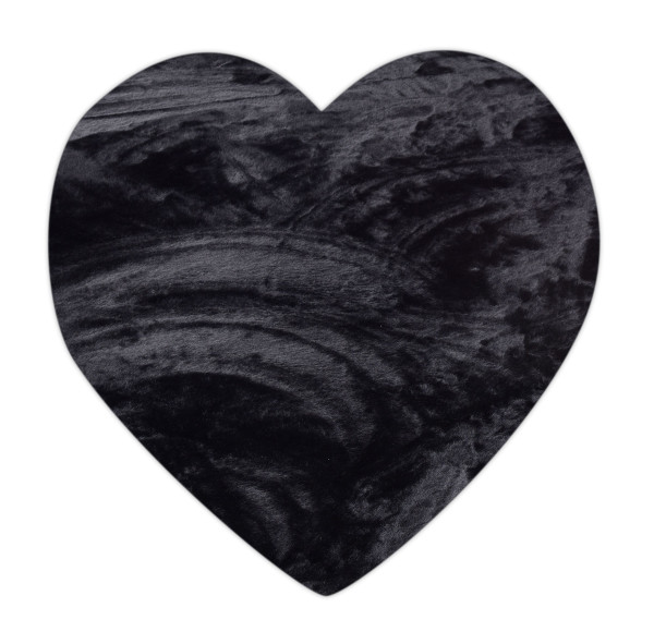 Teppich HEAVEN HEART schwarz