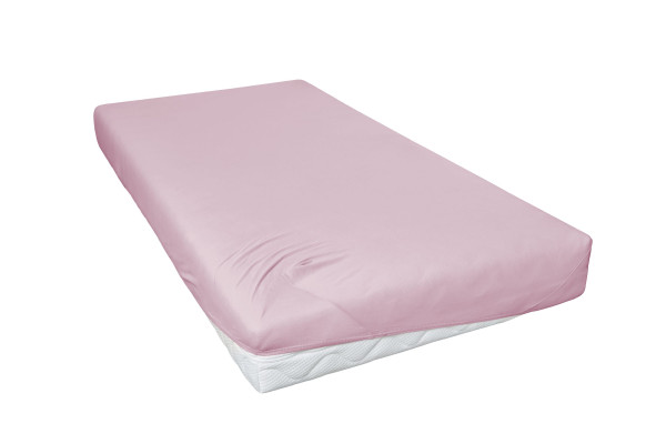 Spannbettlaken 100x200 mauve