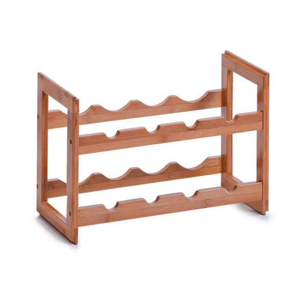 Weinregal in beige aus Holz