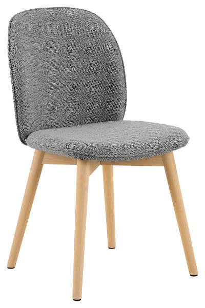 Polsterstuhl CINDY in grau