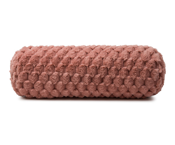Kissenrolle CARMEN altrosa in Altrosa aus Polyester