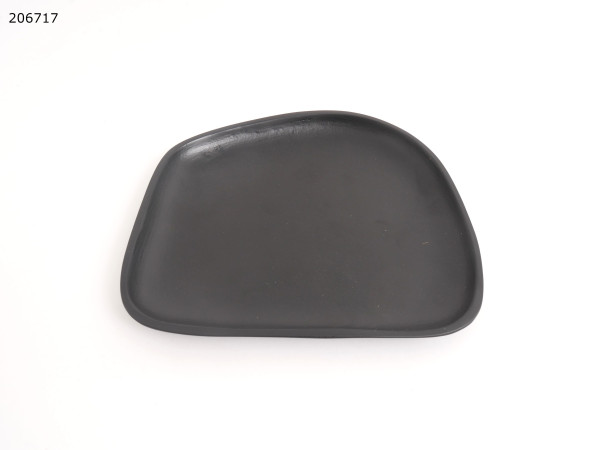 Tablett DESIGN schwarz in schwarz aus Aluminium