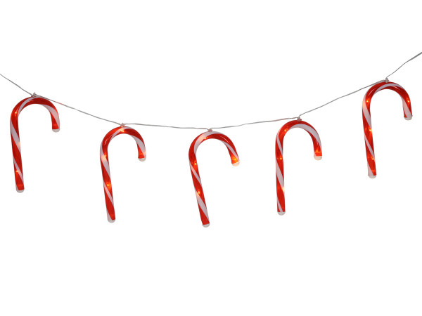 Lichterkette LED ZUCKERSTANGE