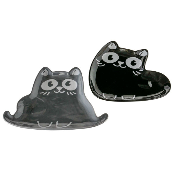 Dekoteller MOLLIE in mehrfarbig aus Steingut