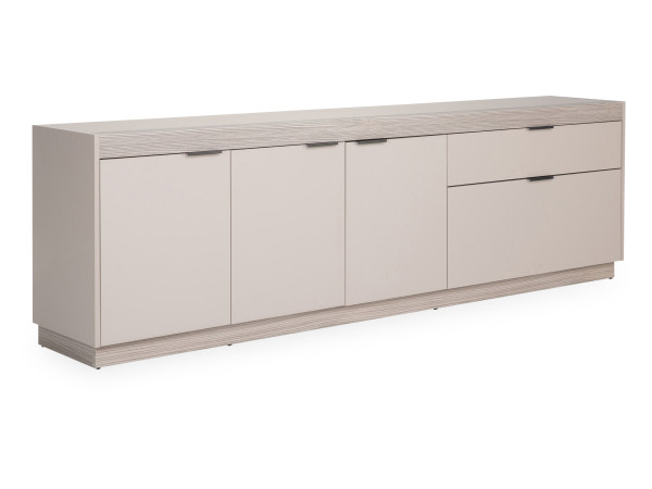 Lowboard self JANA in sandgrau aus Dekor