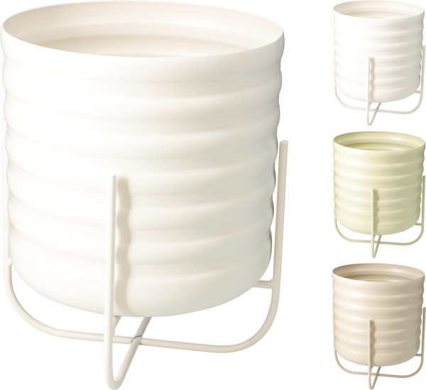 Pflanztopf NOHR in mehrfarbig aus Eisen