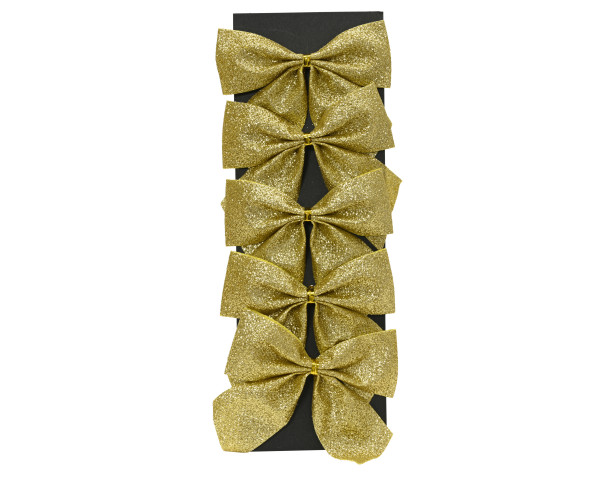 Geschenkschleife X-MAS gold