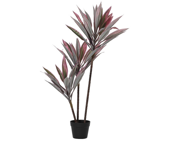 Kunstpflanze SELMA in violett aus Kunststoff