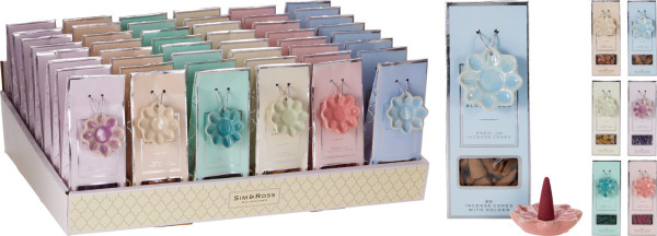 Räucherkegel-Set FIORE in mehrfarbig aus Parfum