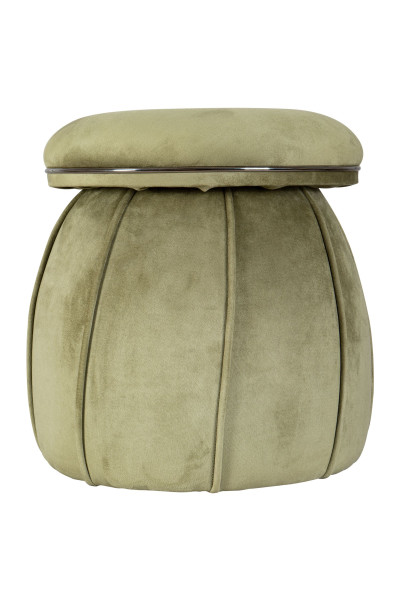 Hocker CORIN in  grün/graphit