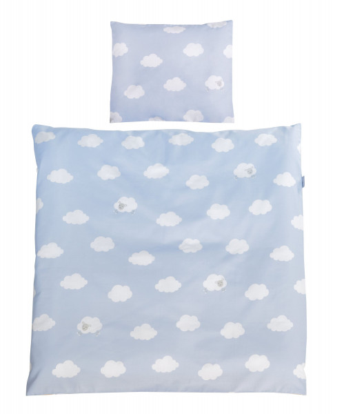 Wiegenset KLEINE WOLKE BLAU