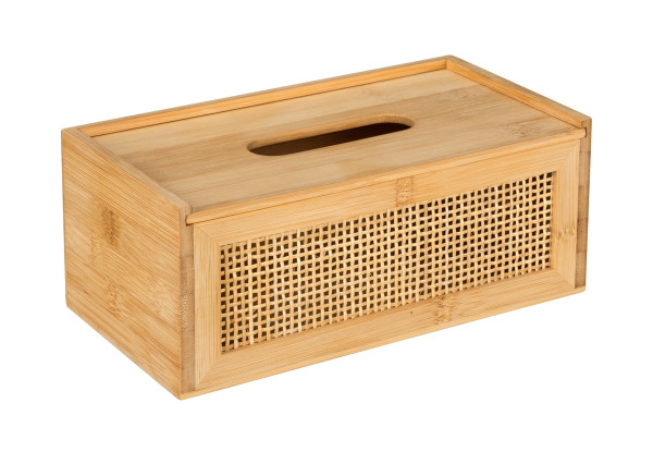 Kosmetiktuchbox ALLEGRE in natur aus Materialmix