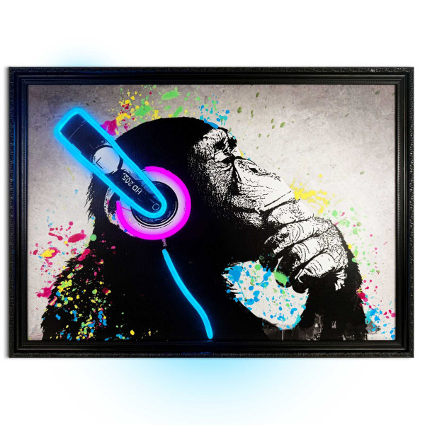 Bild CHIMP STEREO in mehrfarbig aus Materialmix