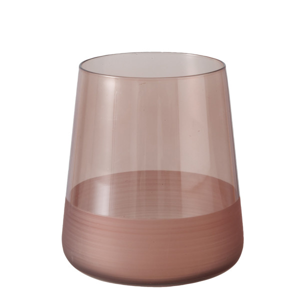Trinkglas AUDETTA in braun aus Glas