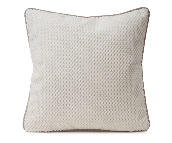 Kissen SVEN weiss in weiß aus Polyester