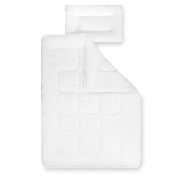 Steppbett-Set ZÖLLNER Basic in weiß aus Mischgewebe