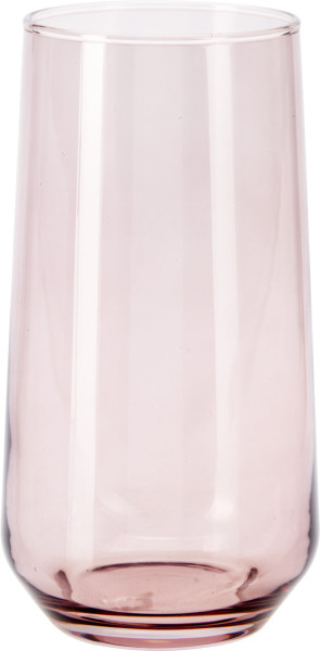 Trinkglas TREVISO in rosa aus Glas