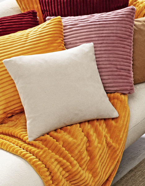 Kissen DARCO beige in beige aus Polyester