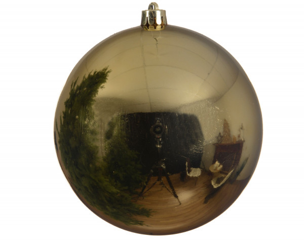 Weihnachtskugel MR. BIG gold in goldfarben aus Kunststoff