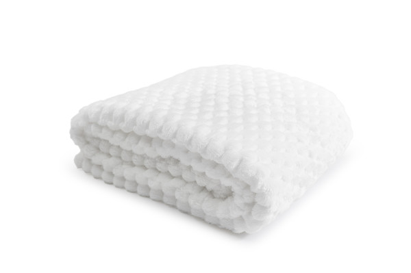 Decke KALIMA natur in natur aus Polyester