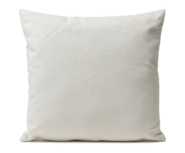 Kissen GERRA weiß in weiß aus Polyester