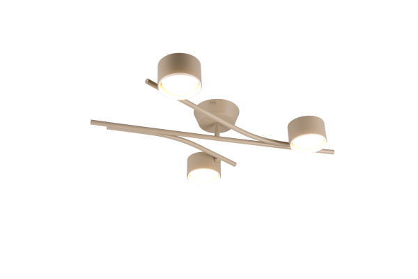 Deckenleuchte CODA in beige aus Metall