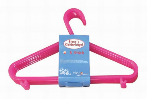 Kinder-Kleiderbügel-Set pink