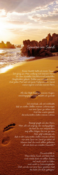 Bild SPUREN IM SAND