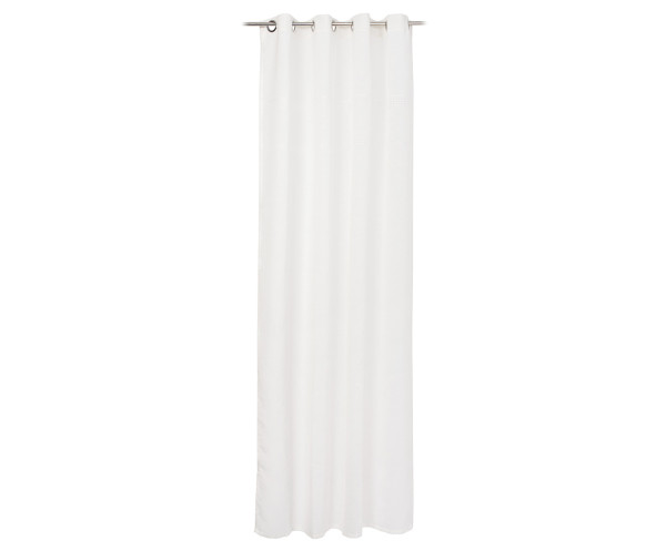 Ösenschal MAGIC in weiß aus Polyester
